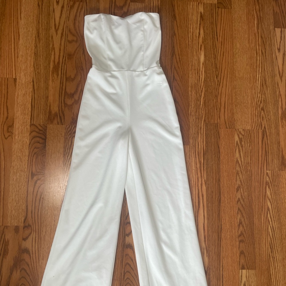 Lulu's Chic White Jumpsuit
